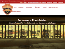 Tablet Screenshot of fw-rheinfelden.ch